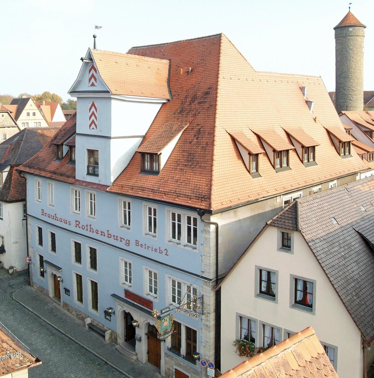 Hotel Altes Brauhaus Garni Rothenburg ob der Tauber Bagian luar foto